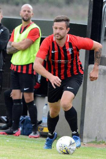Jonny Horgan scored for Goodwick Jonny Horgan scored for Goodwick